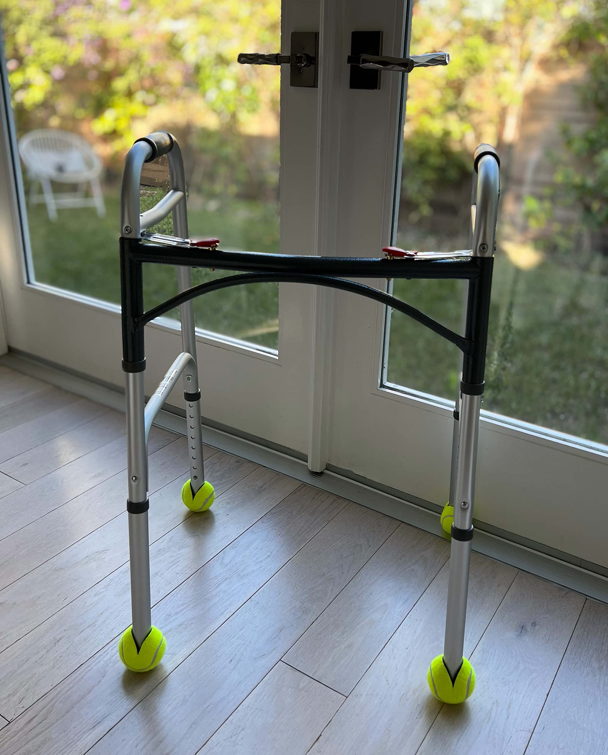 AMERICAN HOSPITAL SUPPLY AHS Tennis Balls for Walker Legs Tennis Balls for Walkers for Seniors Complete Support & Surface Protection | Pair of 2 Precut (Yellow) - Image 6